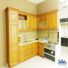 American Style Modular Solid Wood Kitchen Cabinets